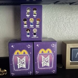 Mc Donald's Set Of 3 BTS Toys New Unopened.